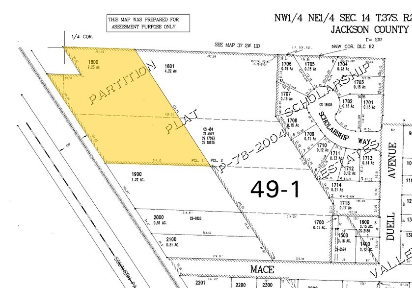 3600 N Pacific Hwy, Medford, OR for sale - Plat Map - Image 2 of 7