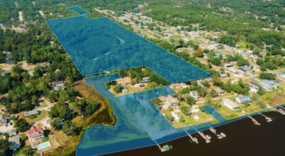 Seashore Road SW & Pirate Shores Drive SW, Holden Beach, NC - aerial  map view - Image1