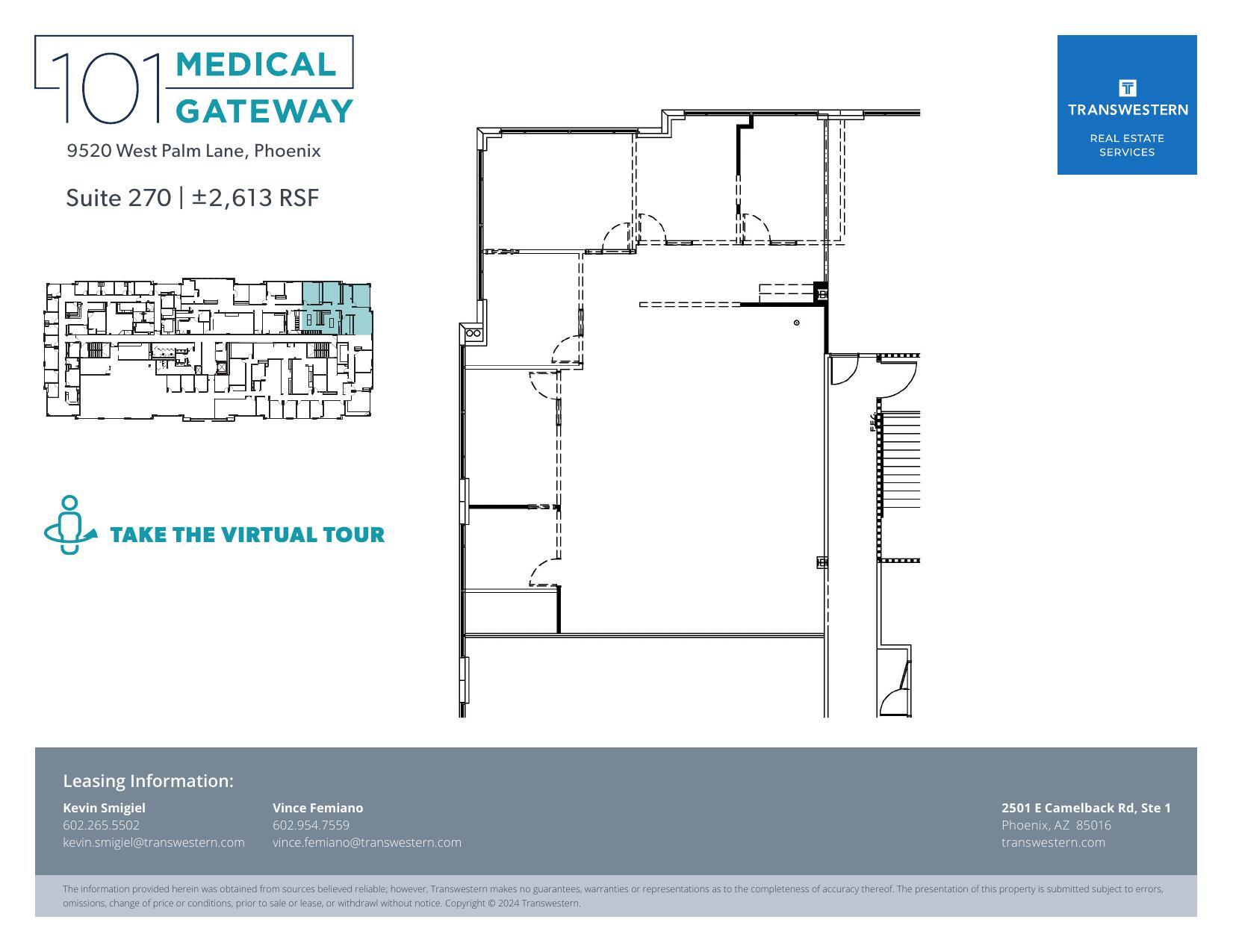 9520 W Palm Ln, Phoenix, AZ for lease Floor Plan- Image 1 of 1