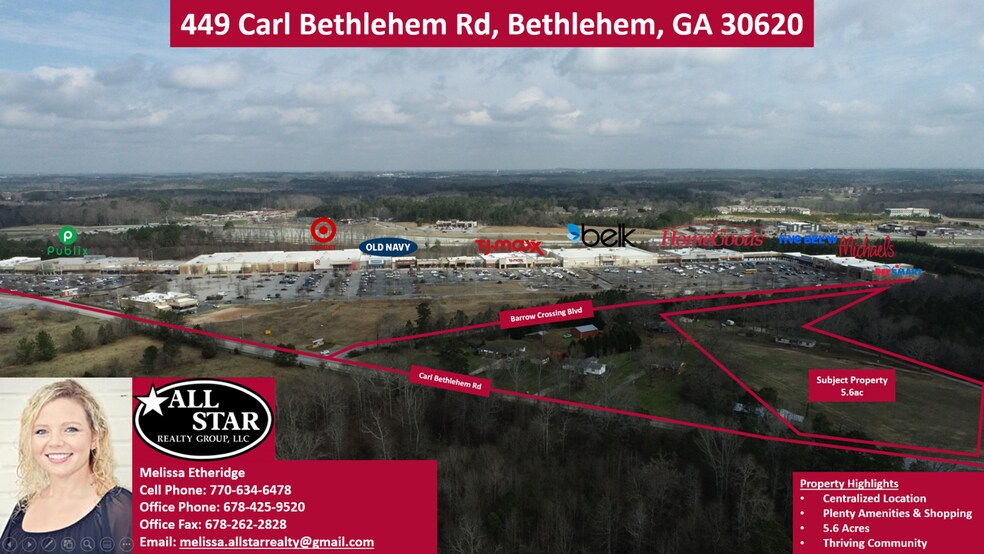 449 & 455 Carl Bethlehem, Bethlehem, GA 30620 Land for Sale