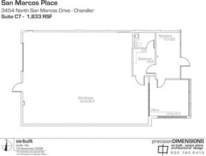 3454 N San Marcos Pl, Chandler, AZ for lease Floor Plan- Image 1 of 1