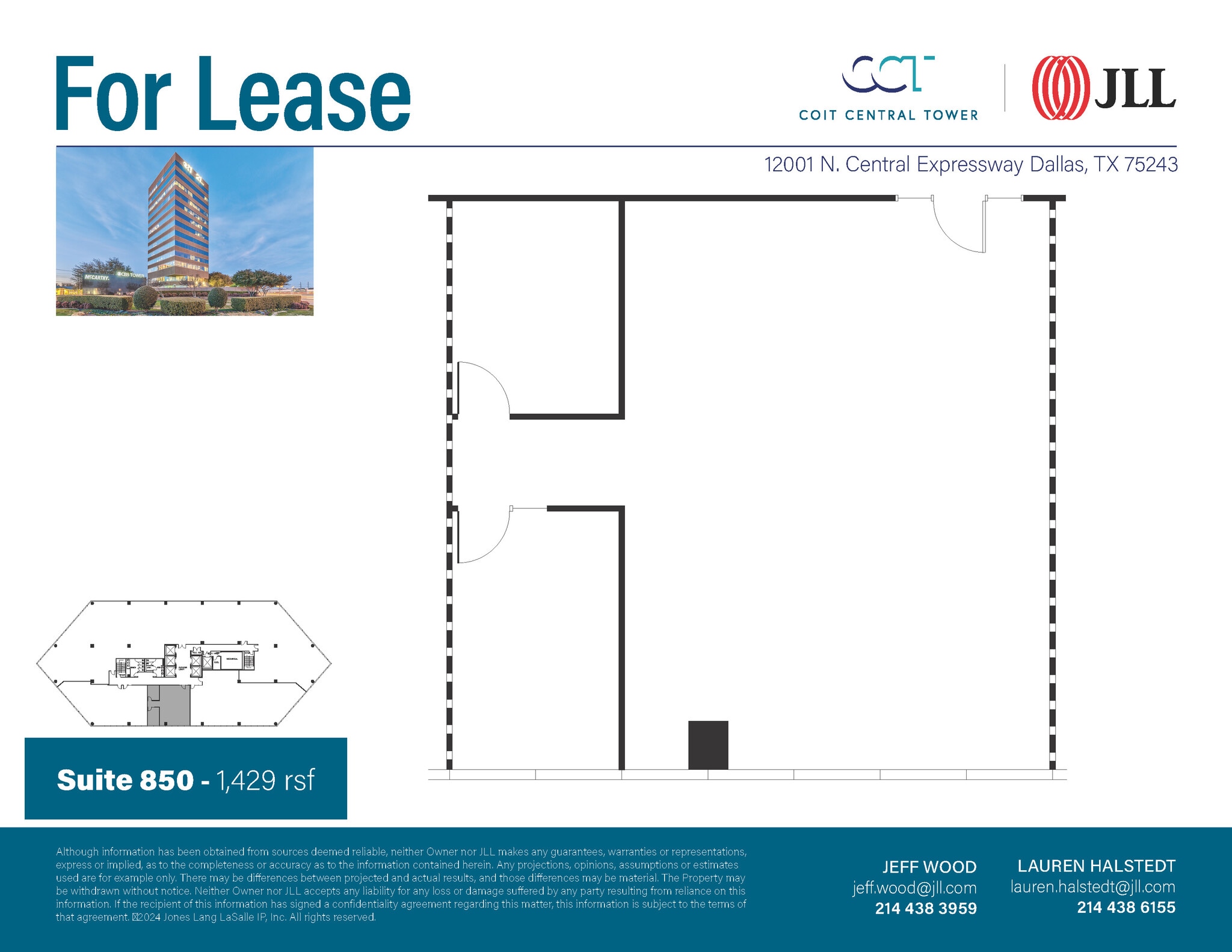 12001 N Central Expy, Dallas, TX for lease Floor Plan- Image 1 of 1