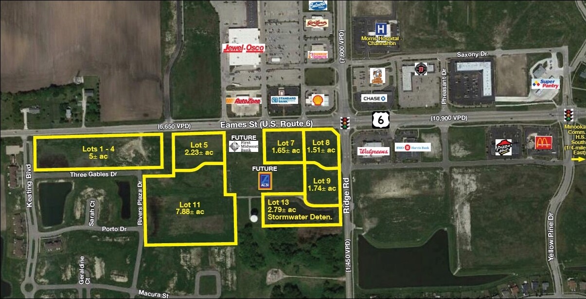 Route 6 & Ridge Rd, Channahon, IL for sale Primary Photo- Image 1 of 1