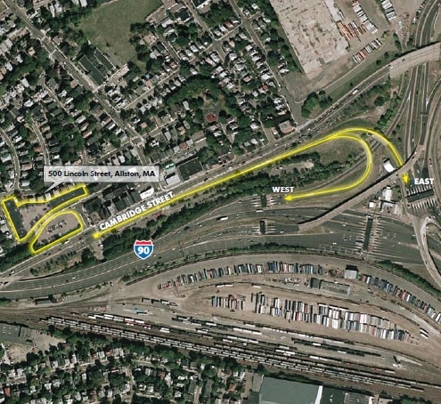 500 Lincoln St, Allston, MA for lease - Aerial - Image 3 of 11