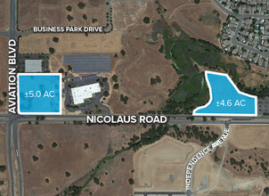 3330 Nicolaus Rd, Lincoln, CA - aerial  map view