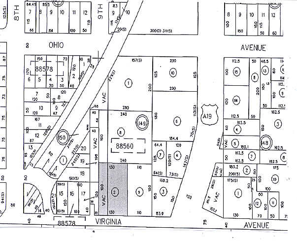 971 Virginia Ave, Palm Harbor, FL for lease - Plat Map - Image 2 of 12