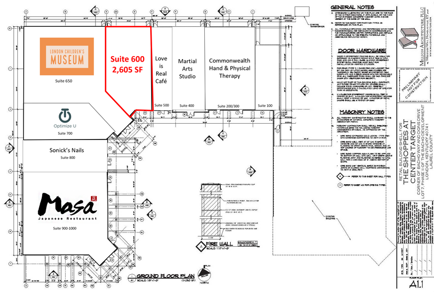 100 Bacho Way, London, KY for lease - Floor Plan - Image 3 of 8