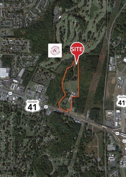 95 Lipscomb Cir SE, Cartersville, GA for sale - Aerial - Image 1 of 1