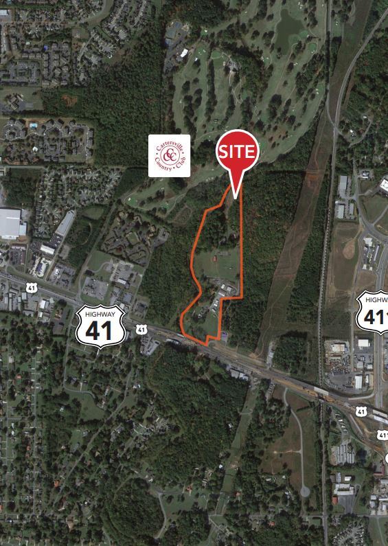 95 Lipscomb Cir SE, Cartersville, GA for sale Aerial- Image 1 of 1