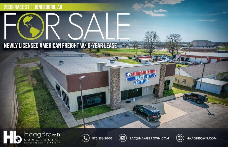 2839 Race St, Jonesboro, AR for sale - Building Photo - Image 1 of 6