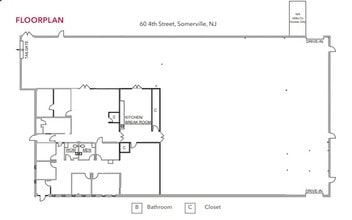 60 E 4th St, Somerville, NJ for lease Floor Plan- Image 1 of 1
