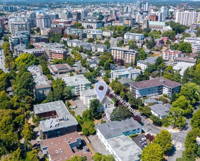 945 Fairfield Rd, Victoria, BC for sale Aerial- Image 1 of 1