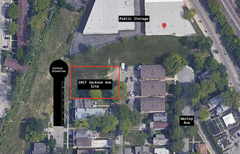 2017 Jackson Ave, Evanston, IL - aerial  map view