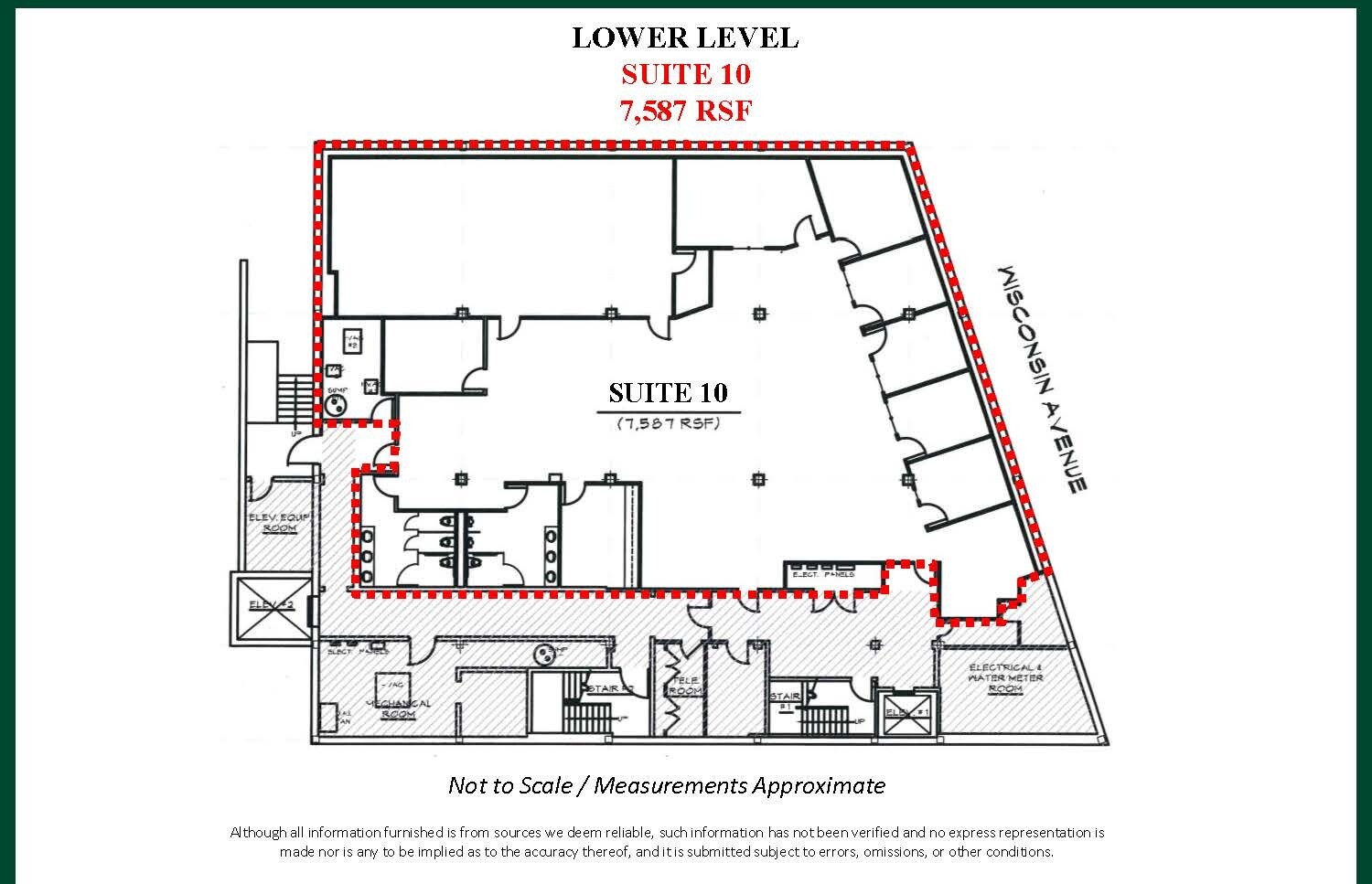 7220 Wisconsin Ave, Bethesda, MD for lease Floor Plan- Image 1 of 1