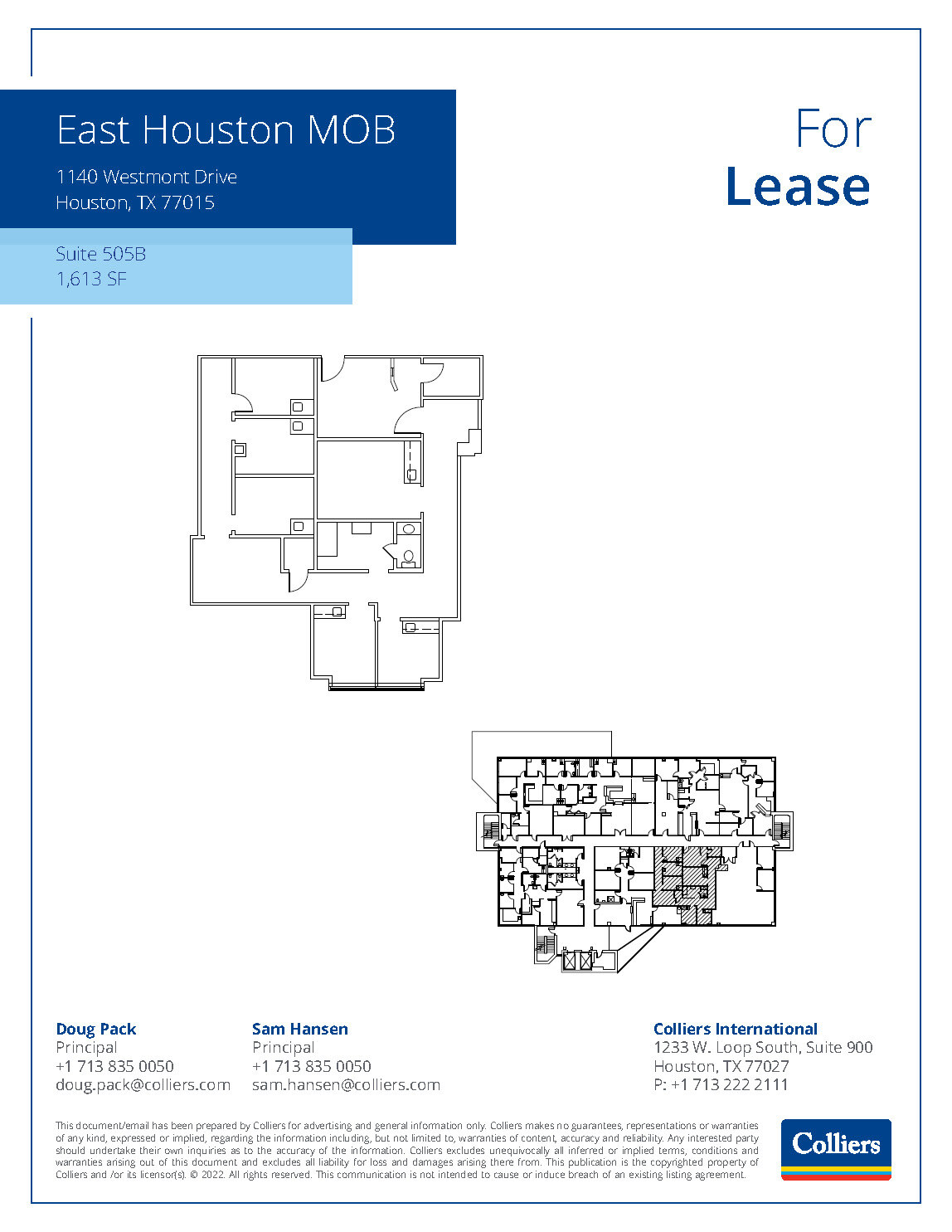 1140 Westmont Dr, Houston, TX for lease Floor Plan- Image 1 of 1