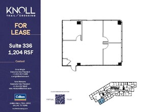 15400 Knoll Trail Dr, Dallas, TX for lease Floor Plan- Image 1 of 2