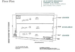 25-29 N Broadway, Yonkers, NY for lease Floor Plan- Image 2 of 2