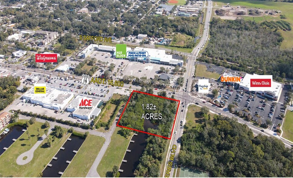 Meres Blvd & US Alt 19 N, Tarpon Springs, FL for sale - Aerial - Image 3 of 4