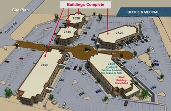 7490 N Oracle Rd, Tucson, AZ for lease Site Plan- Image 2 of 2