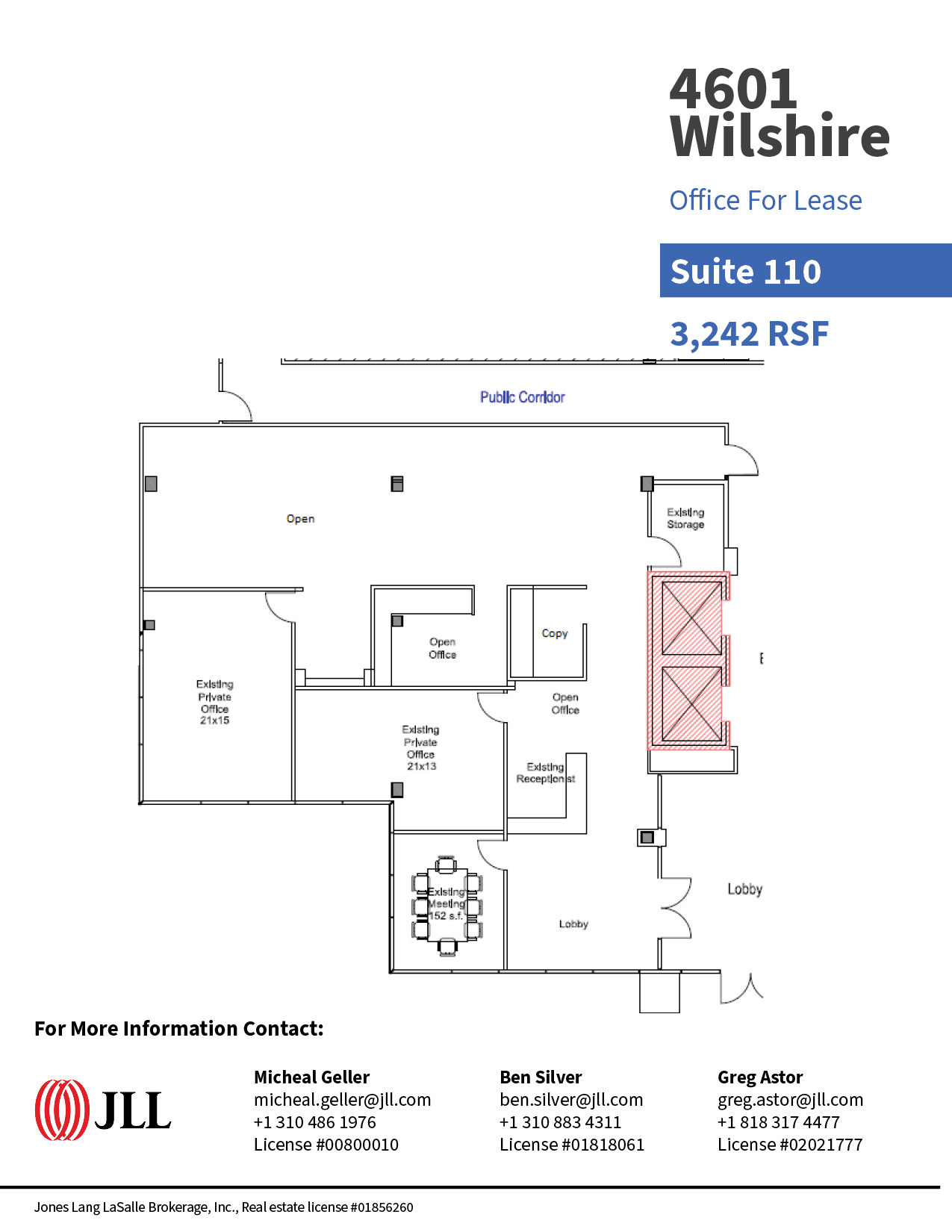 4601 Wilshire Blvd, Los Angeles, CA for lease Floor Plan- Image 1 of 5