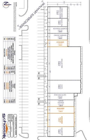1300 W Vandament Ave, Yukon, OK for lease - Site Plan - Image 2 of 6