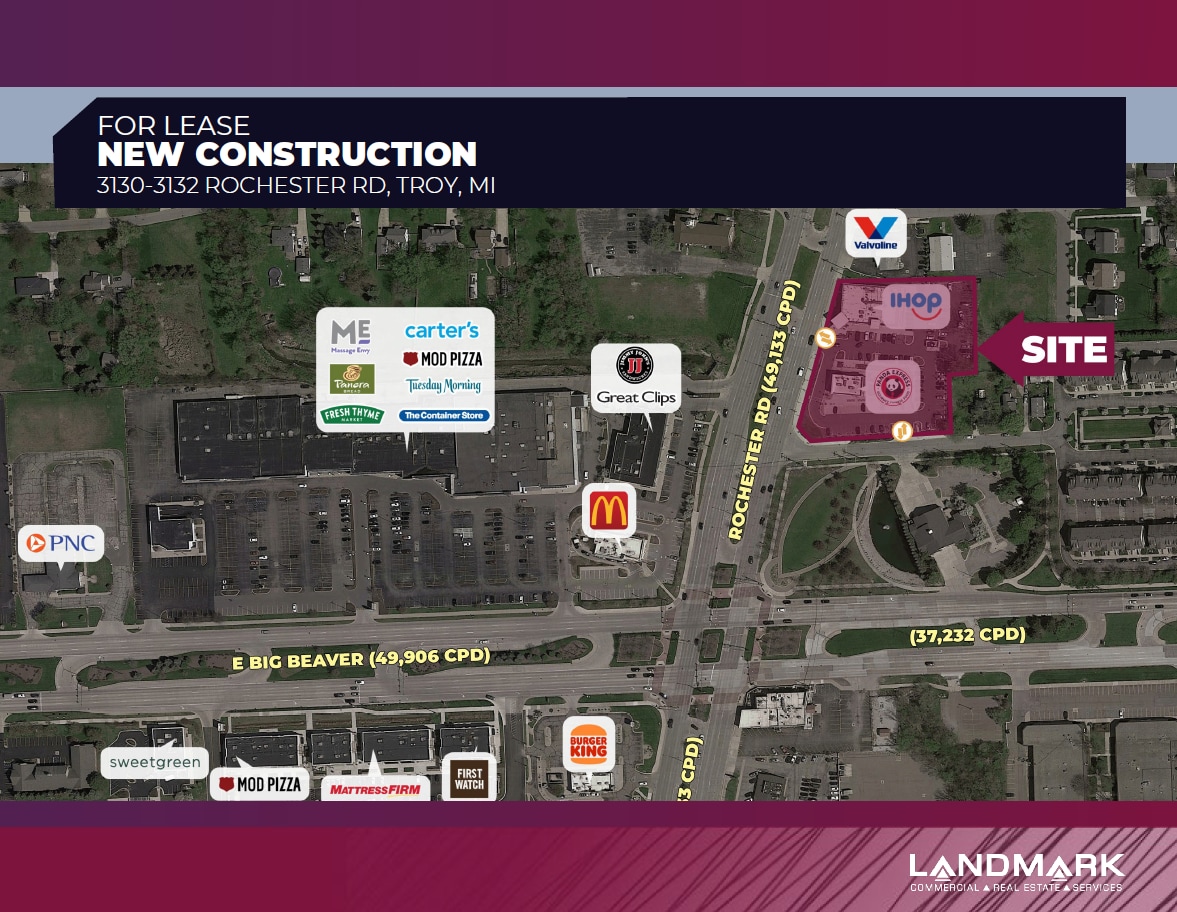 3132 Rochester Rd, Troy, MI for lease Building Photo- Image 1 of 8