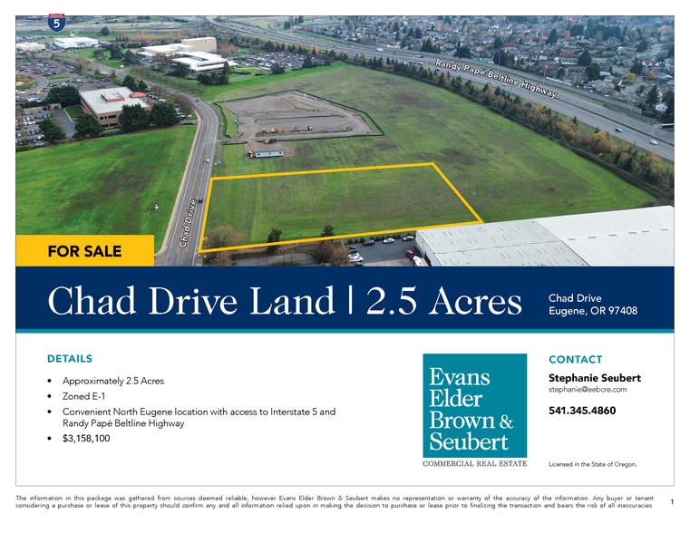 Chad Drive Lot 103, Eugene, OR for sale - Building Photo - Image 2 of 5