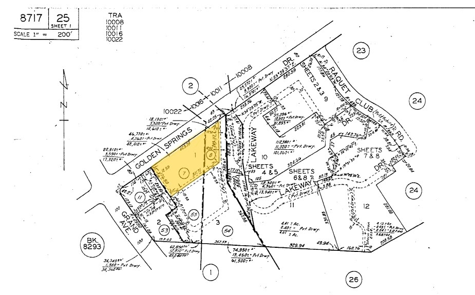 22640 Golden Springs Dr, Diamond Bar, CA for lease - Plat Map - Image 3 of 3