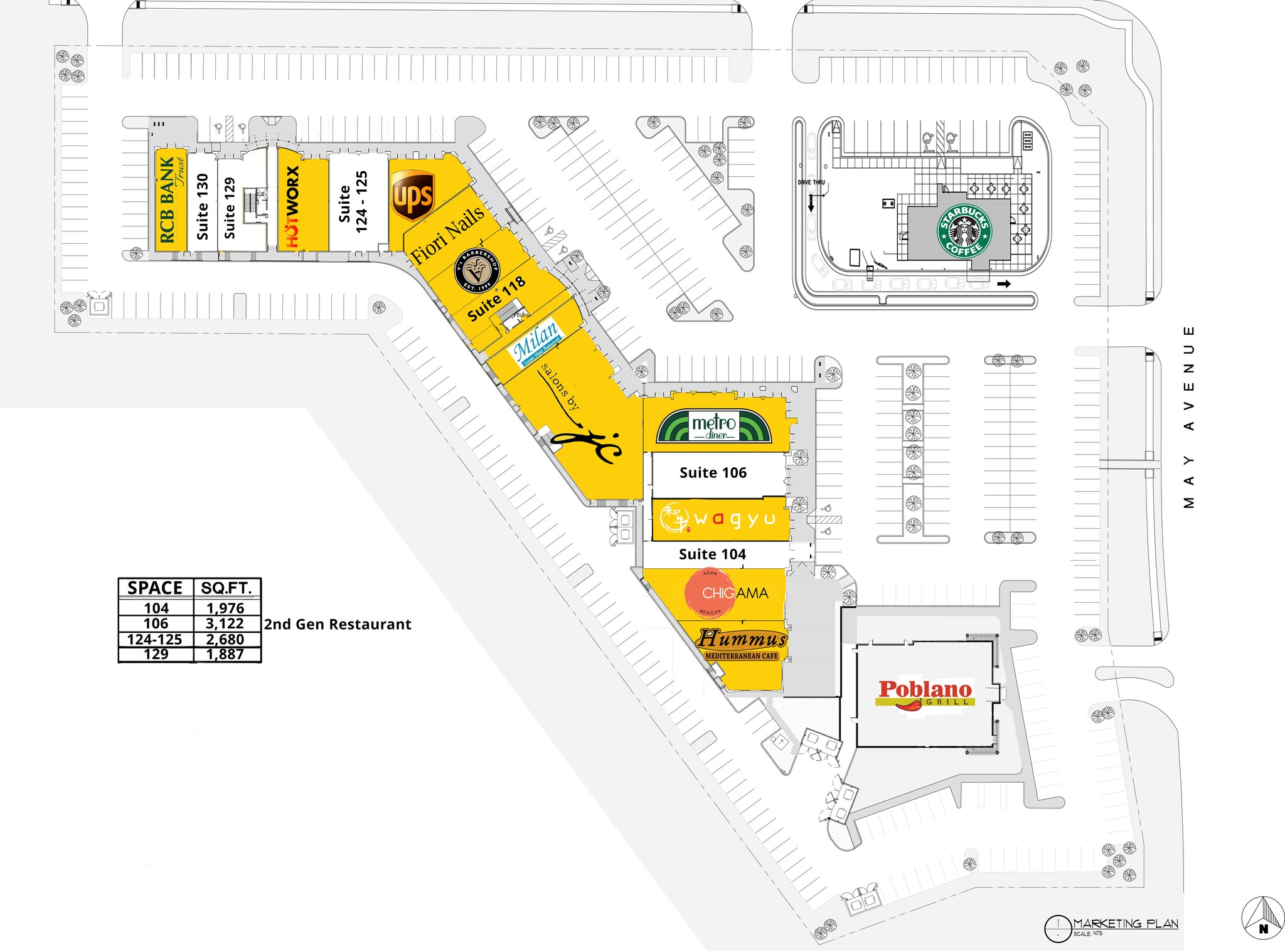 13601 N May Ave, Oklahoma City, OK for lease Site Plan- Image 1 of 1