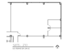 1101 Perimeter Dr, Schaumburg, IL for lease Floor Plan- Image 1 of 5