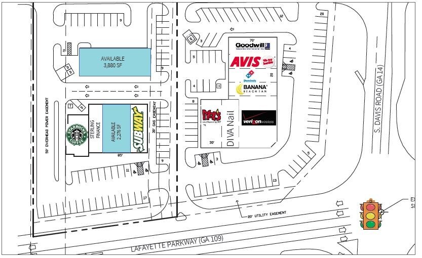 1468 Lafayette Pky, Lagrange, GA for sale Site Plan- Image 1 of 1