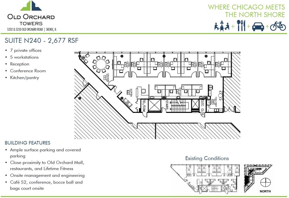 5202 Old Orchard Rd, Skokie, IL for lease Floor Plan- Image 1 of 8