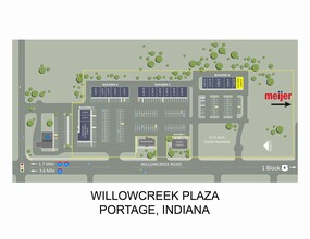 3283-3369 Willowcreek Rd, Portage, IN for lease Site Plan- Image 1 of 1