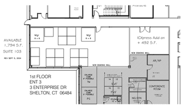 3 Enterprise Dr, Shelton, CT for lease Floor Plan- Image 1 of 1