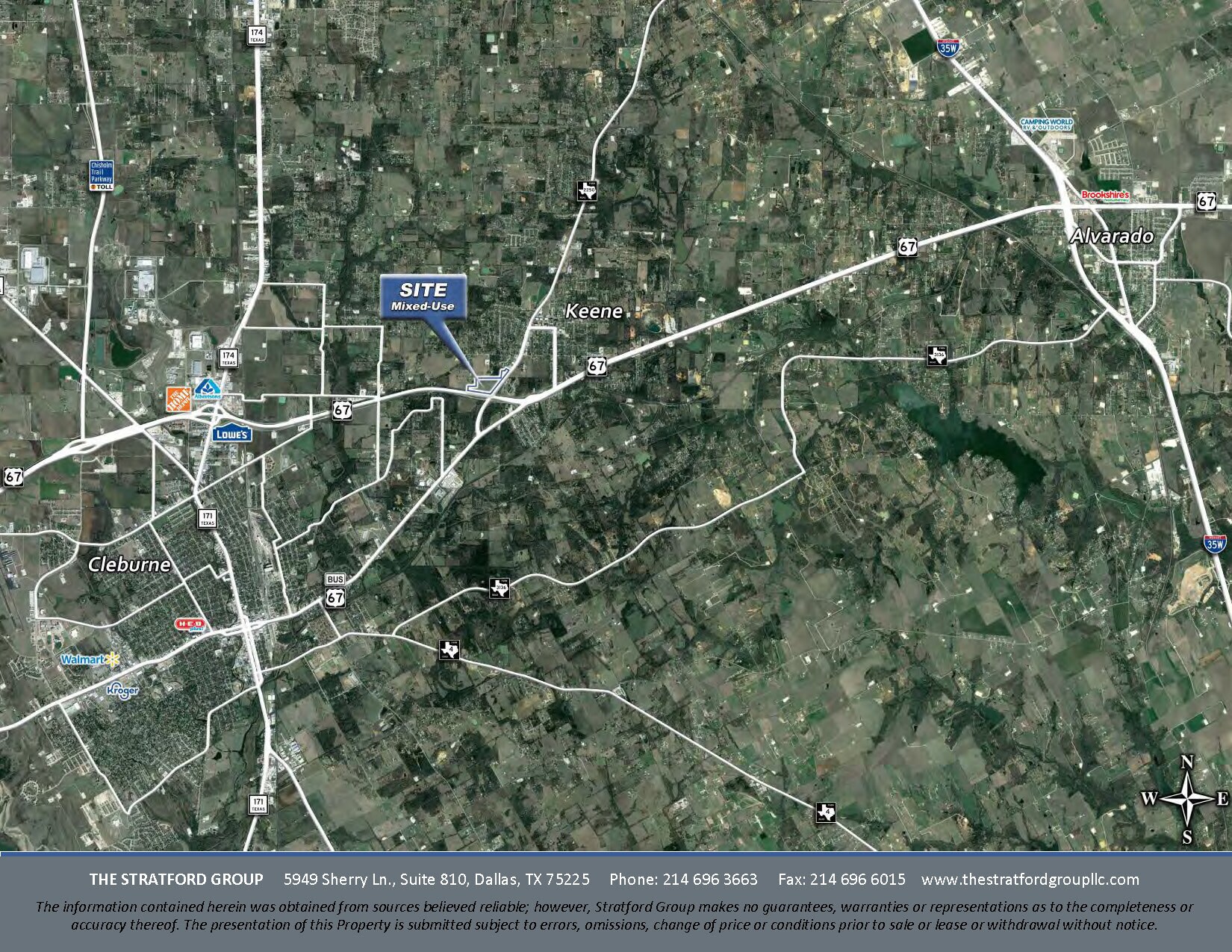 TBD Hwy 67 & FM 2280, Keene, TX 76059 +/ 35 AC NWC/NWQ Hwy 67