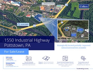 More details for 1550 Industrial Hwy, Pottstown, PA - Land for Lease