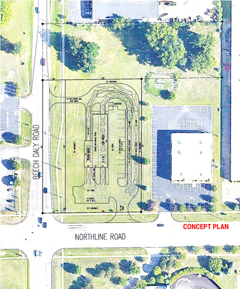 12999 S Beech Daly Rd, Taylor, MI for sale - Site Plan - Image 2 of 5