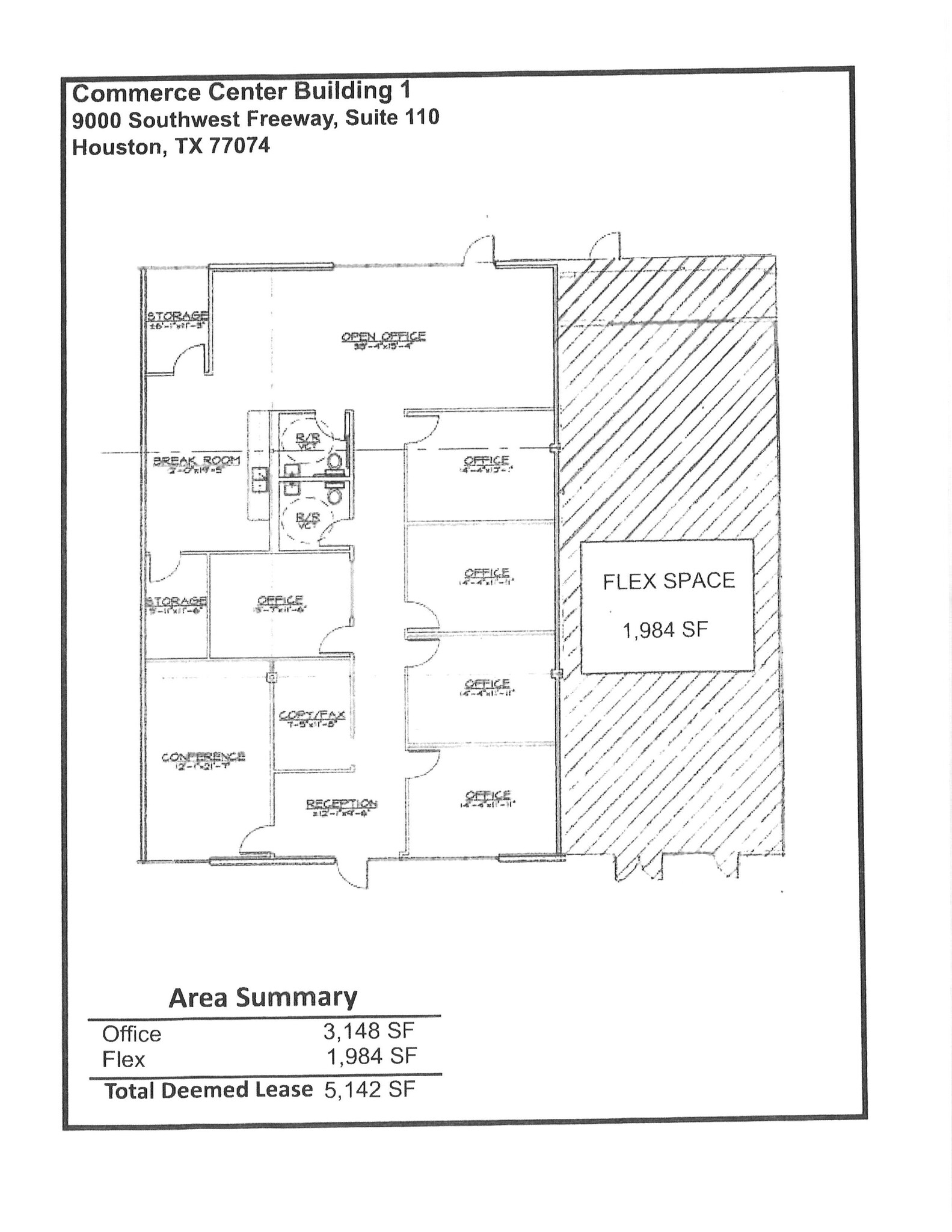 9000 Southwest Fwy, Houston, TX for lease Floor Plan- Image 1 of 19