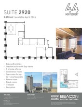 44 Montgomery St, San Francisco, CA for lease Floor Plan- Image 1 of 6