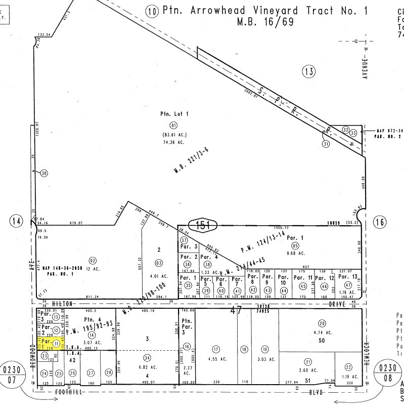 8047 Redwood Ave, Fontana, CA for sale Plat Map- Image 1 of 1