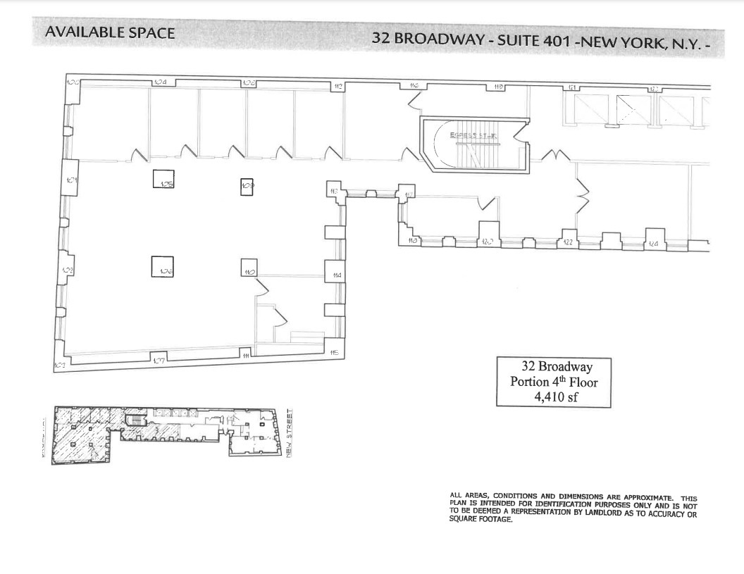 32 Broadway, New York, NY for lease Floor Plan- Image 1 of 1