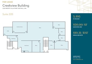 3350 Monte Villa Pky, Bothell, WA for lease Floor Plan- Image 1 of 1