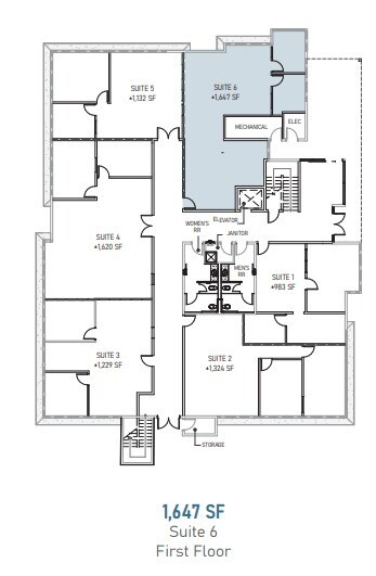 5665 Oberlin Dr, San Diego, CA 92121 - Unit 6 -  - Floor Plan - Image 1 of 1