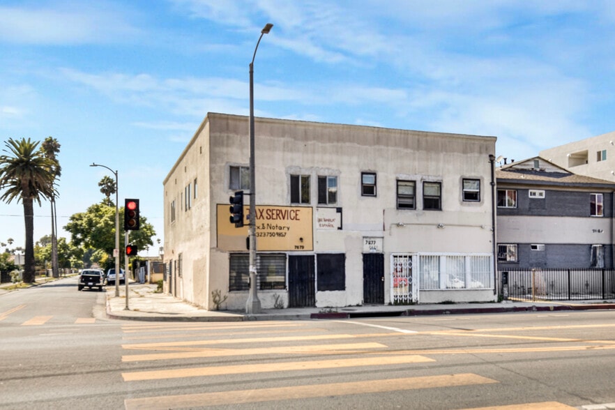 7675-7679 S San Pedro St, Los Angeles, CA for sale - Building Photo - Image 1 of 11