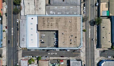 3131 S Broadway, Los Angeles, CA - AERIAL  map view - Image1