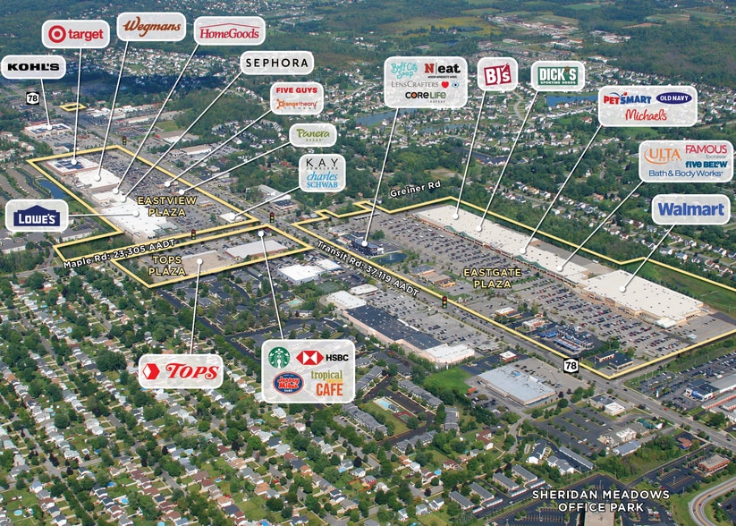 2379 Maple Rd, Williamsville, NY for lease - Aerial - Image 2 of 6