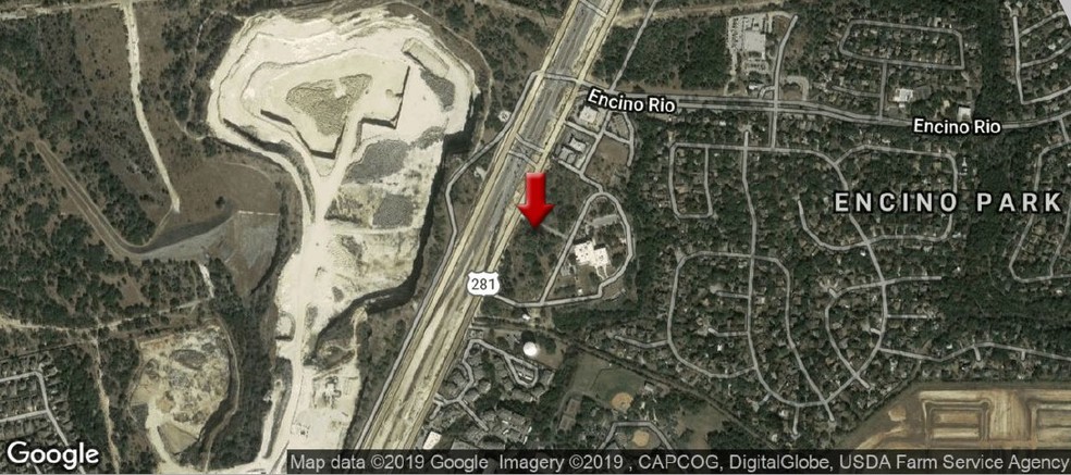 Hwy 281 & Encino Rio, San Antonio, TX for sale - Aerial - Image 3 of 8