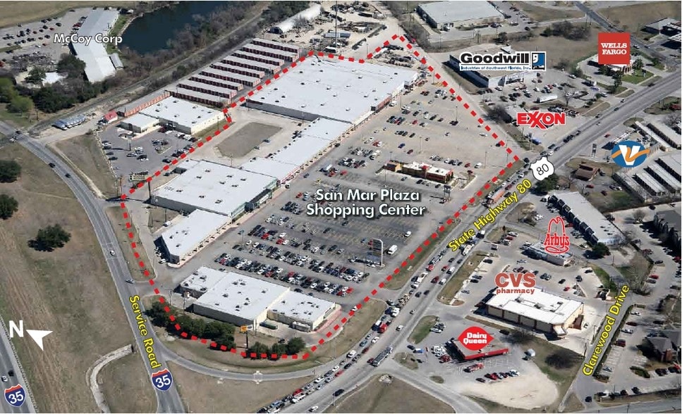 900-921 SH 80, San Marcos, TX for lease - Aerial - Image 3 of 8