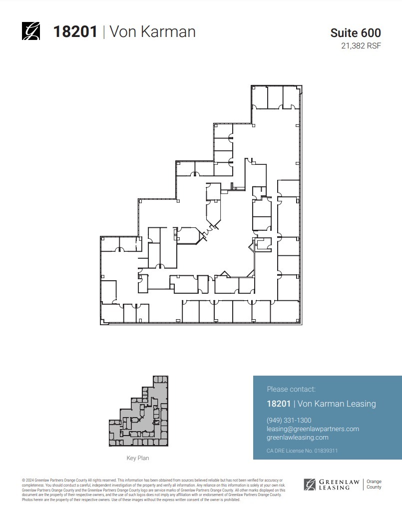 18301 Von Karman Ave, Irvine, CA for lease Floor Plan- Image 1 of 1