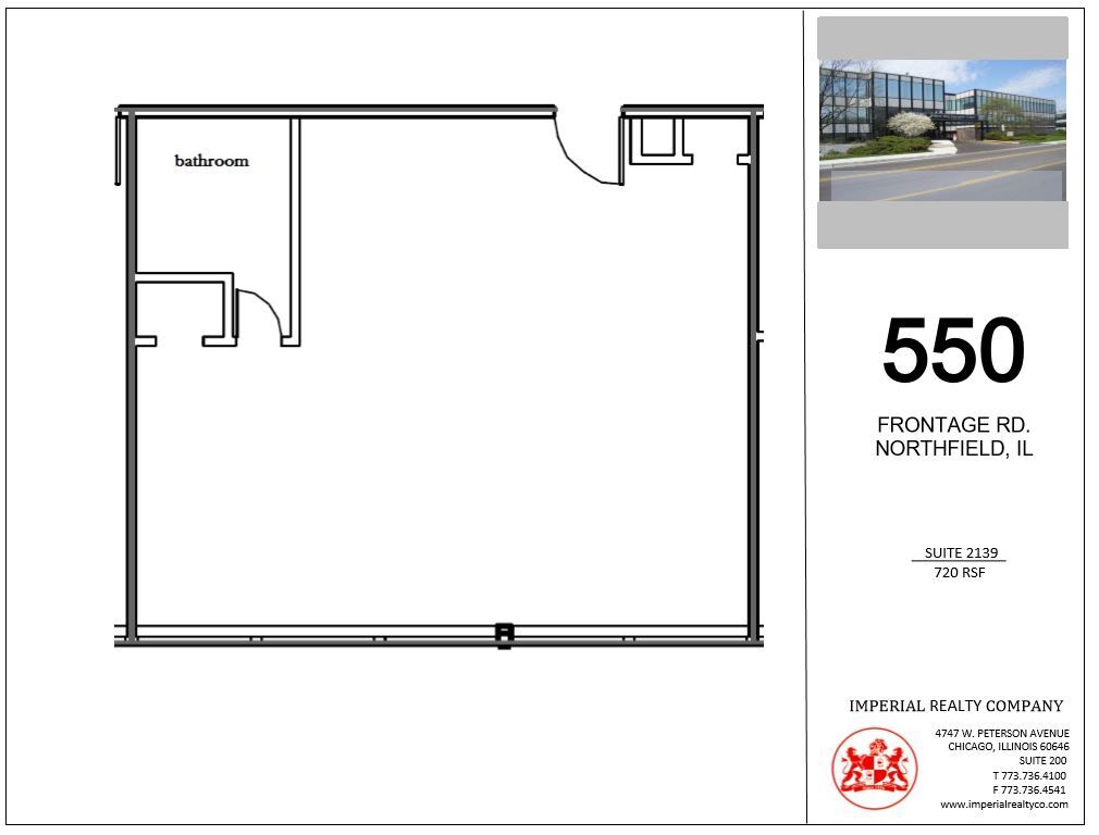 540-550 W Frontage Rd, Northfield, IL for lease Floor Plan- Image 1 of 2